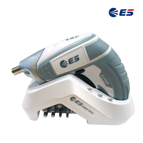 [ES산업] 3.6V리튬이온 충전드라이버 EG-3(비트세트포함)/세련된디자인/USB충전가능/LED라이트